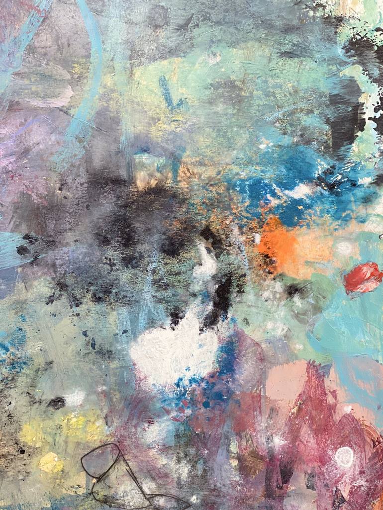 Original Abstract Expressionism Abstract Painting by Kat Crosby