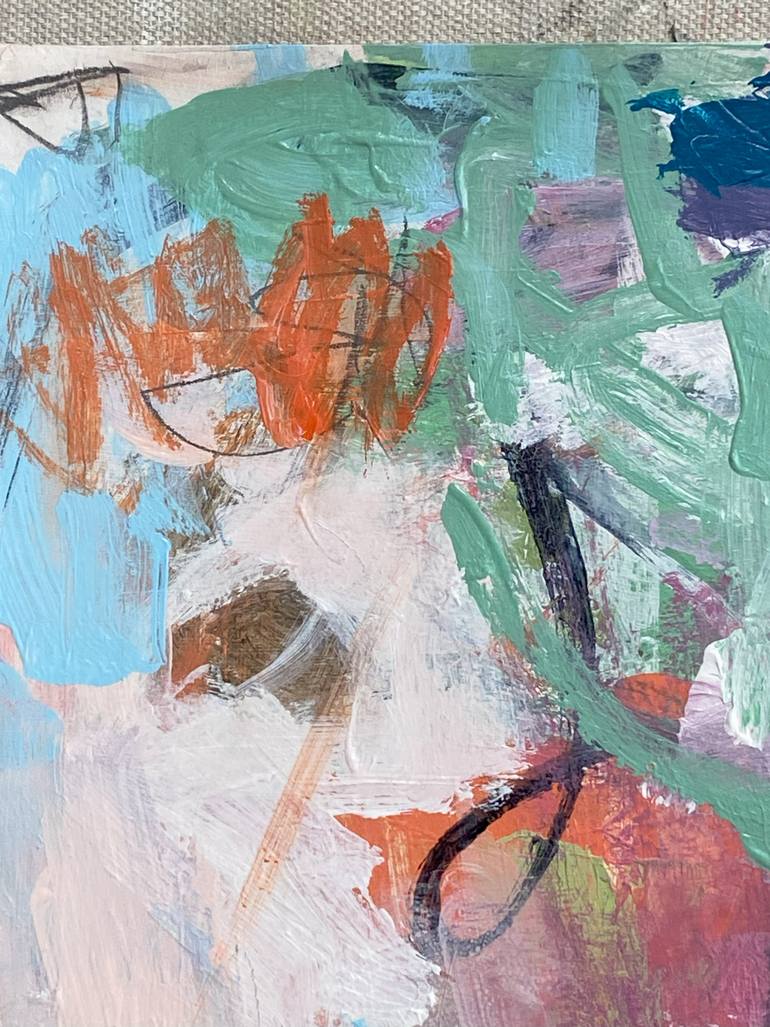 Original Abstract Expressionism Abstract Painting by Kat Crosby
