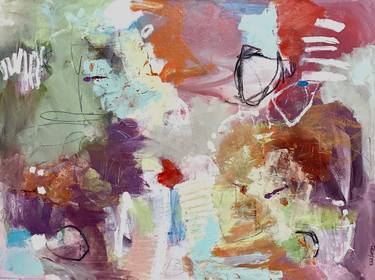 Original Abstract Expressionism Abstract Paintings by Kat Crosby