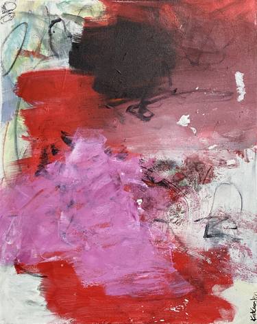 Original Abstract Expressionism Abstract Paintings by Kat Crosby