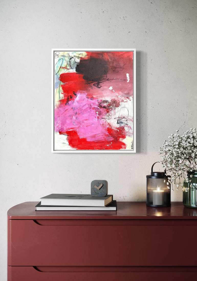 Original Abstract Expressionism Abstract Painting by Kat Crosby