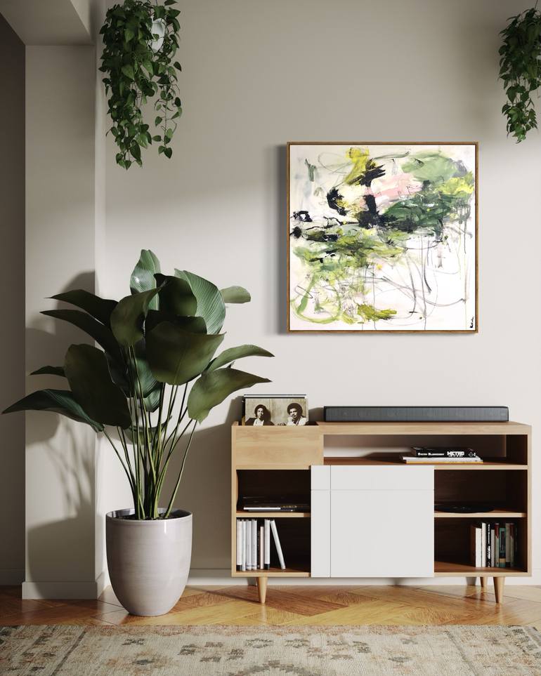 Original Abstract Expressionism Abstract Painting by Kat Crosby