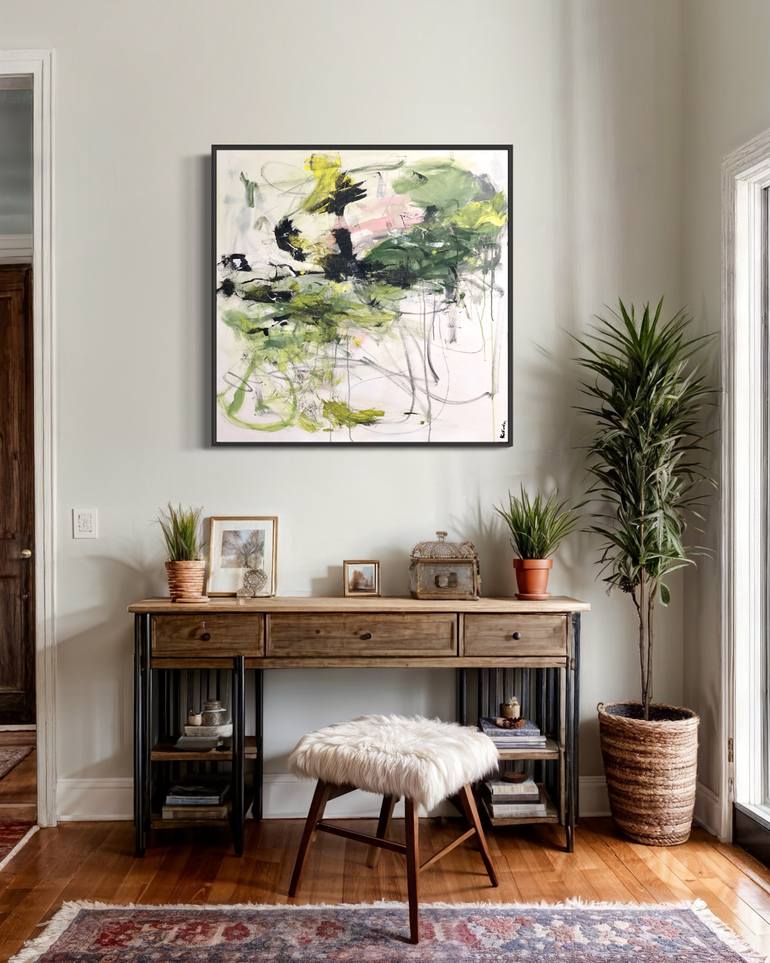 Original Abstract Expressionism Abstract Painting by Kat Crosby