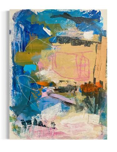 Original Abstract Expressionism Abstract Paintings by Kat Crosby