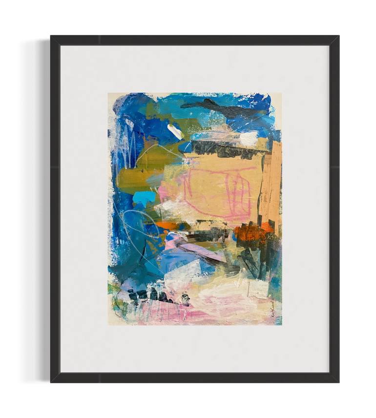 Original Abstract Expressionism Abstract Painting by Kat Crosby