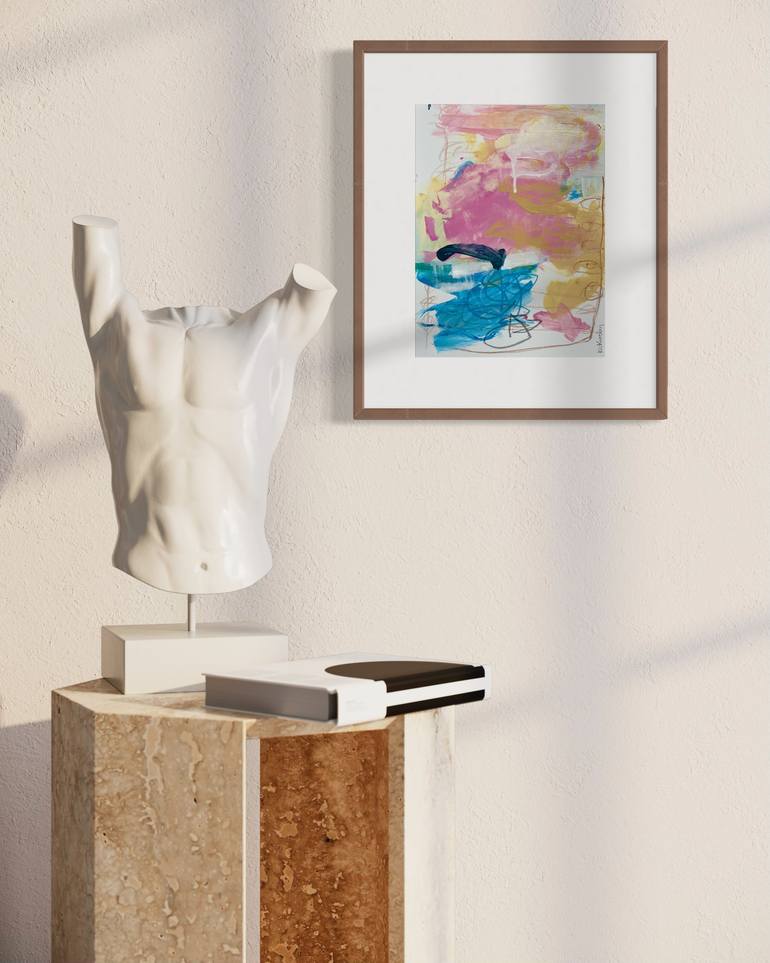 Original Abstract Expressionism Abstract Painting by Kat Crosby