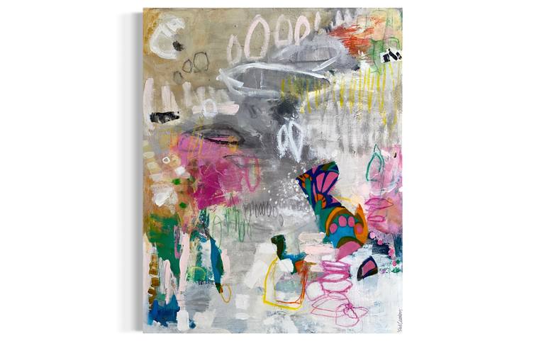 Original Abstract Expressionism Abstract Painting by Kat Crosby