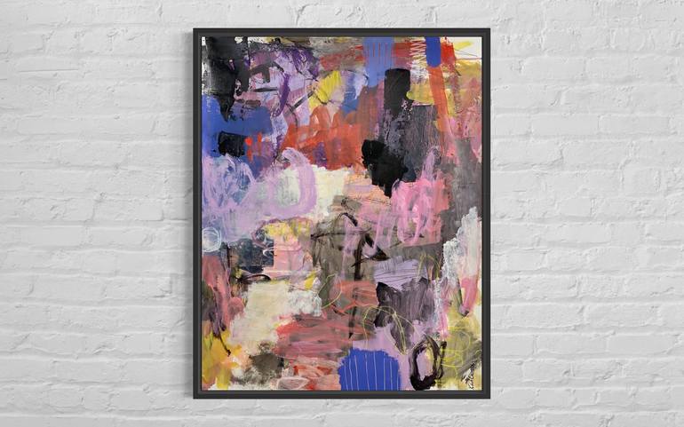 Original Abstract Expressionism Abstract Painting by Kat Crosby