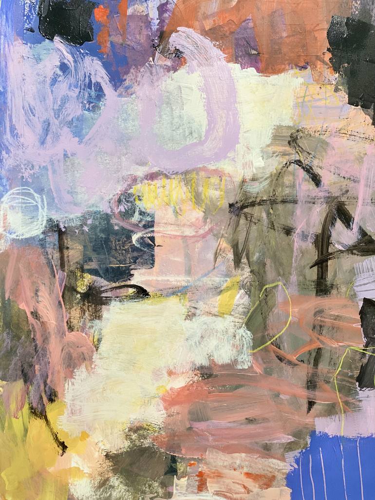 Original Abstract Expressionism Abstract Painting by Kat Crosby