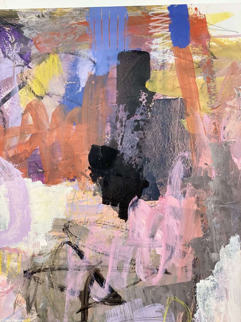 Original Abstract Expressionism Abstract Painting by Kat Crosby