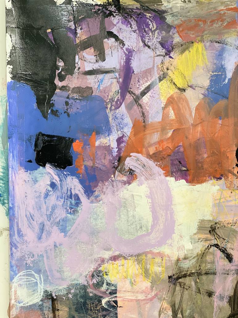 Original Abstract Expressionism Abstract Painting by Kat Crosby