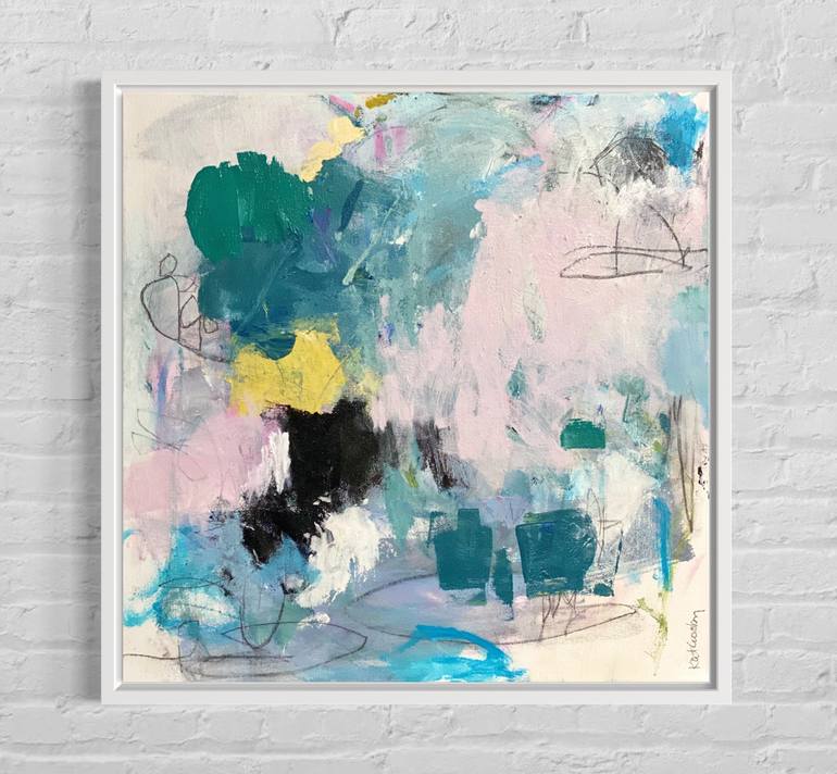 Original Abstract Expressionism Abstract Painting by Kat Crosby