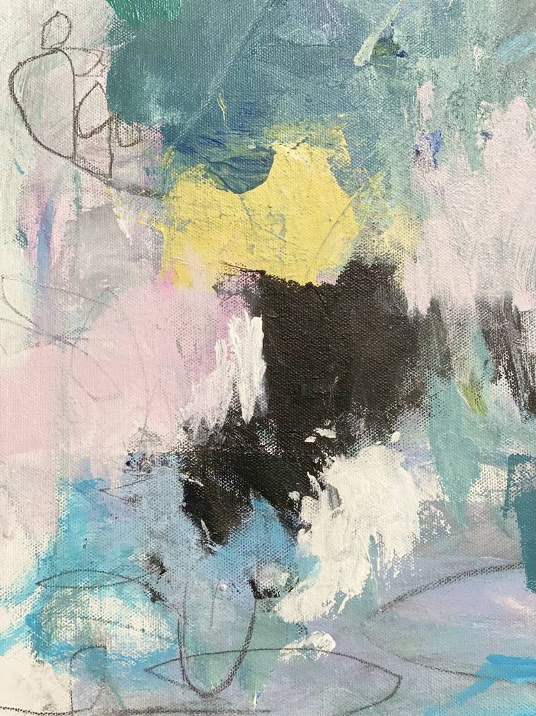 Original Abstract Expressionism Abstract Painting by Kat Crosby