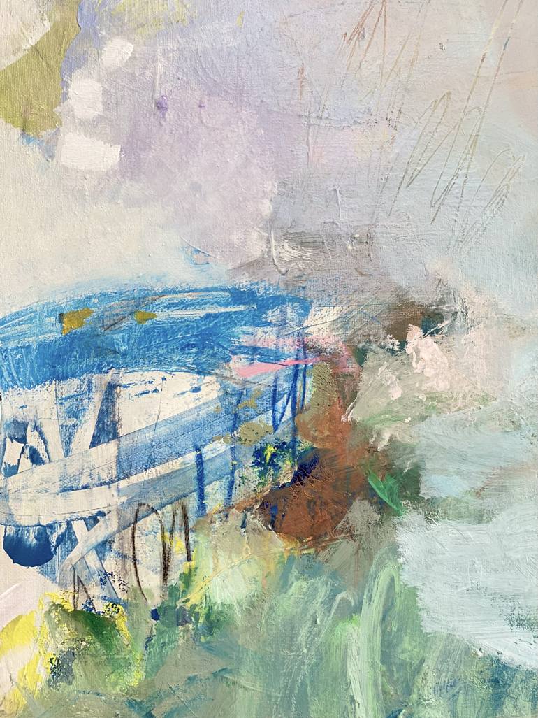 Original Abstract Expressionism Abstract Painting by Kat Crosby