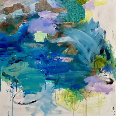 Original Abstract Expressionism Abstract Paintings by Kat Crosby