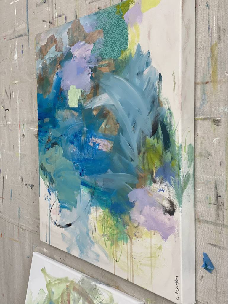 Original Abstract Expressionism Abstract Painting by Kat Crosby