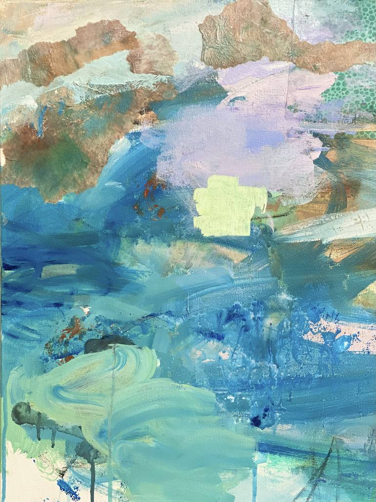 Original Abstract Expressionism Abstract Painting by Kat Crosby