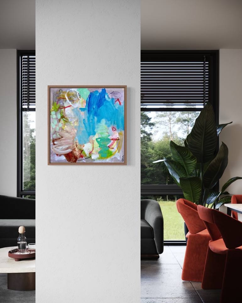 Original Abstract Expressionism Abstract Painting by Kat Crosby