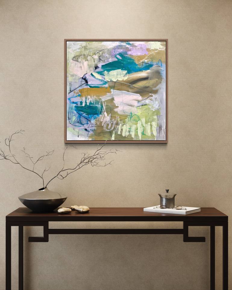 Original Abstract Expressionism Abstract Painting by Kat Crosby
