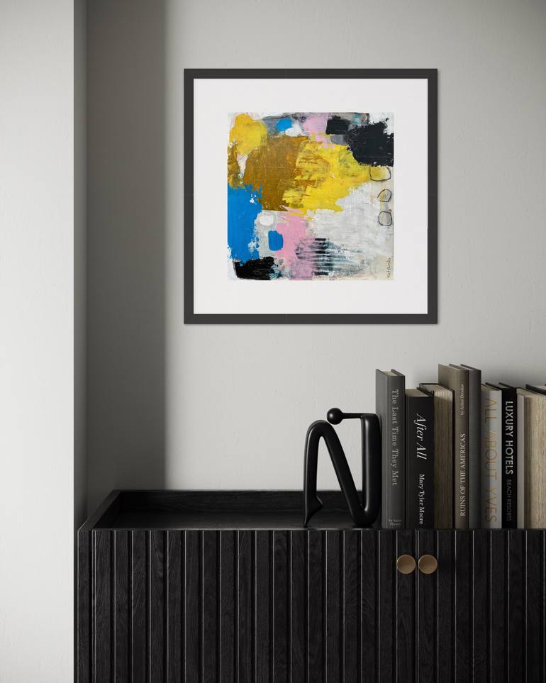 Original Abstract Expressionism Abstract Painting by Kat Crosby