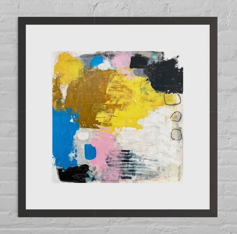 Original Abstract Expressionism Abstract Painting by Kat Crosby
