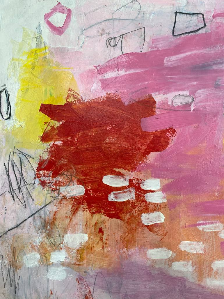 Original Abstract Expressionism Abstract Painting by Kat Crosby