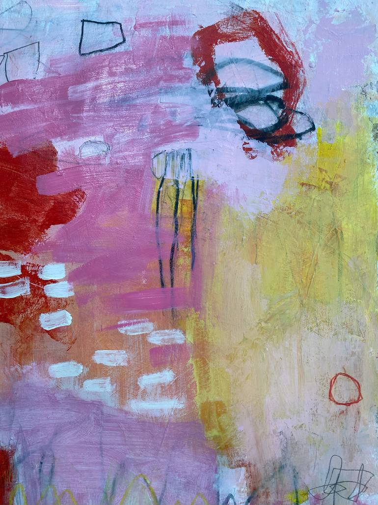 Original Abstract Expressionism Abstract Painting by Kat Crosby