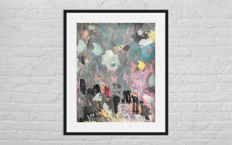 Original Abstract Expressionism Abstract Painting by Kat Crosby