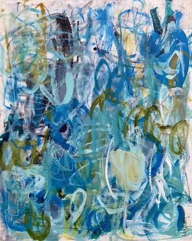 Original Abstract Expressionism Abstract Paintings by Kat Crosby
