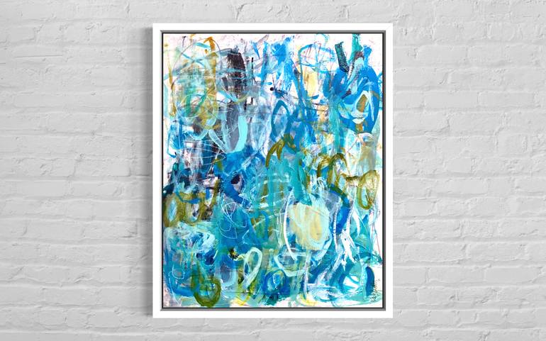Original Abstract Expressionism Abstract Painting by Kat Crosby