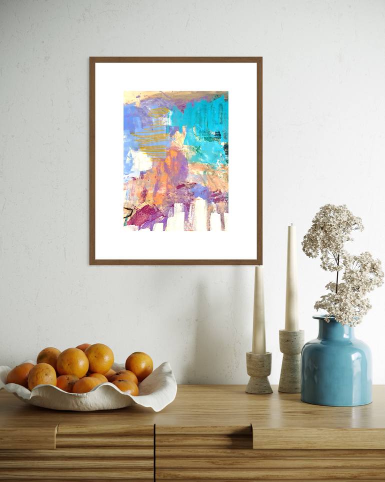 Original Abstract Expressionism Abstract Painting by Kat Crosby