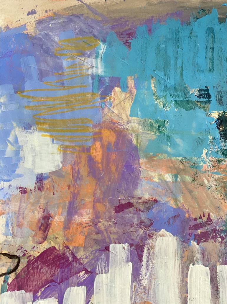 Original Abstract Expressionism Abstract Painting by Kat Crosby