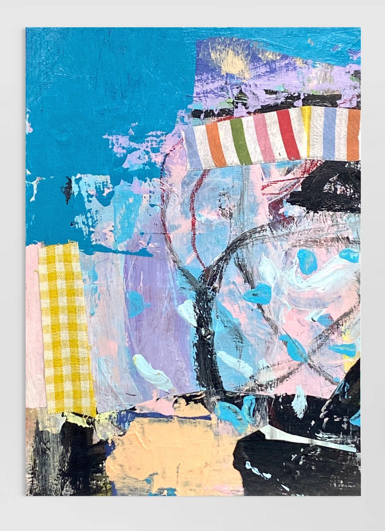 Original Abstract Expressionism Abstract Painting by Kat Crosby