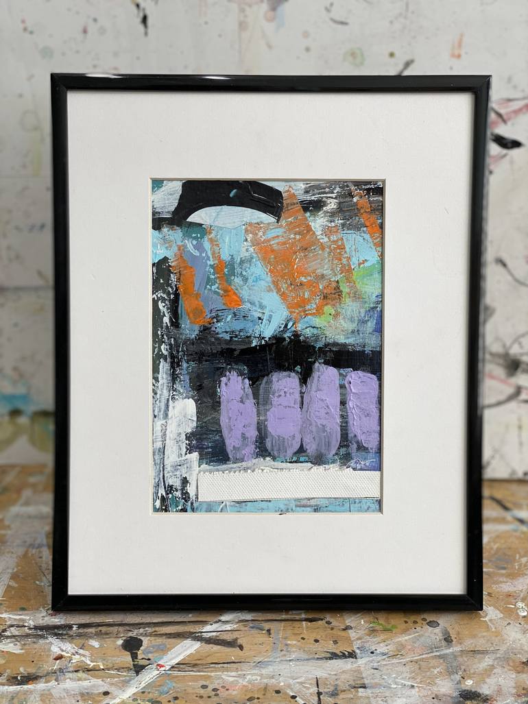 Original Abstract Expressionism Abstract Painting by Kat Crosby
