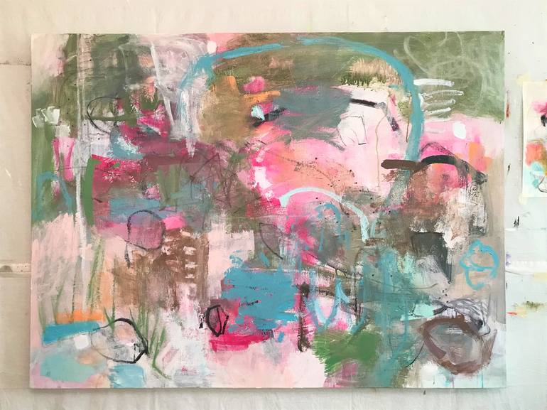 Original Abstract Painting by Kat Crosby