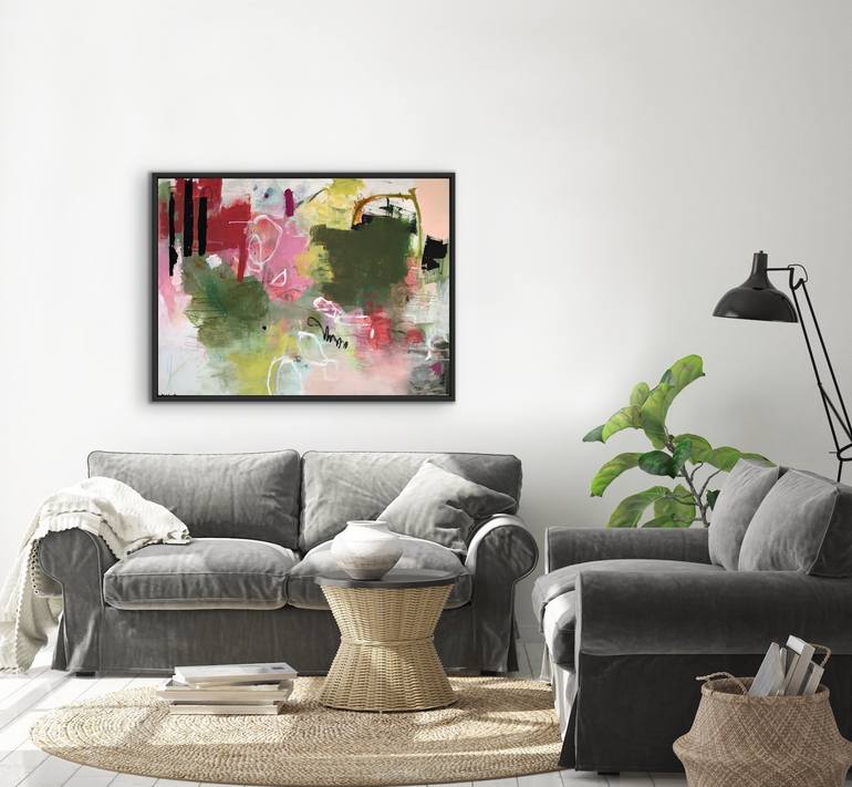 Original Abstract Expressionism Abstract Painting by Kat Crosby