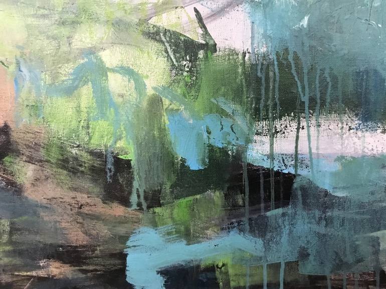 Original Abstract Expressionism Abstract Painting by Kat Crosby