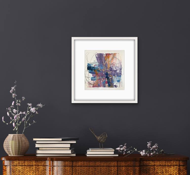 Original Abstract Expressionism Abstract Painting by Kat Crosby