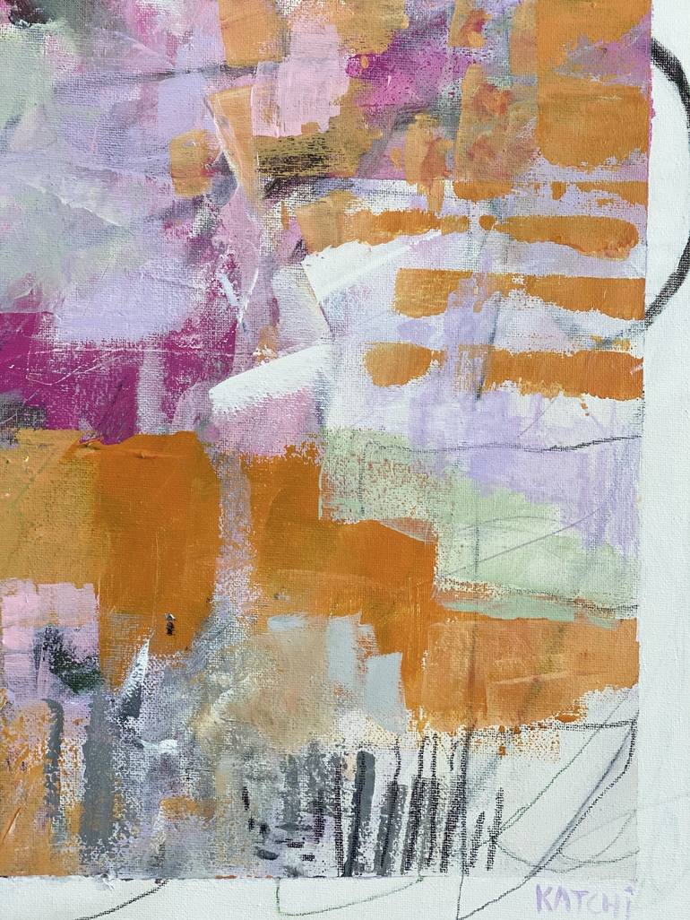 Original Abstract Expressionism Abstract Painting by Kat Crosby