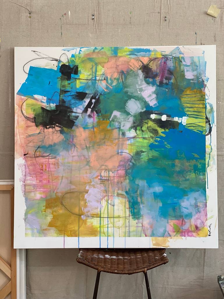 Original Abstract Painting by Kat Crosby