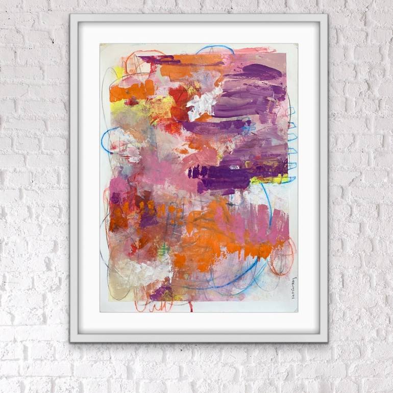 Original Abstract Expressionism Abstract Painting by Kat Crosby