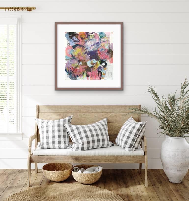 Original Abstract Expressionism Abstract Painting by Kat Crosby