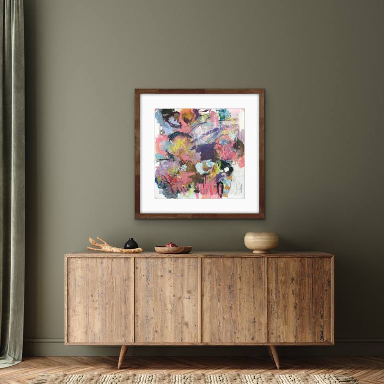 Original Abstract Expressionism Abstract Painting by Kat Crosby