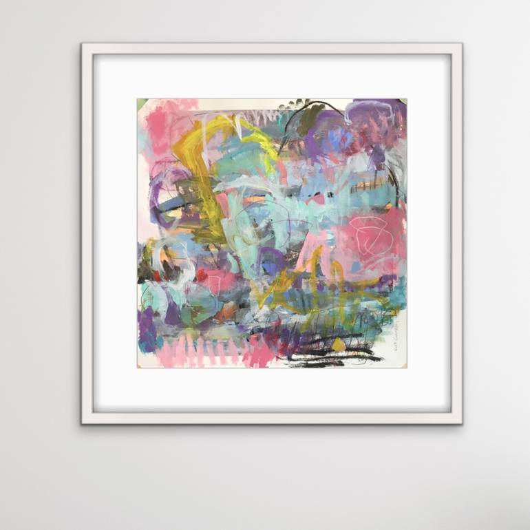 Original Abstract Expressionism Abstract Painting by Kat Crosby
