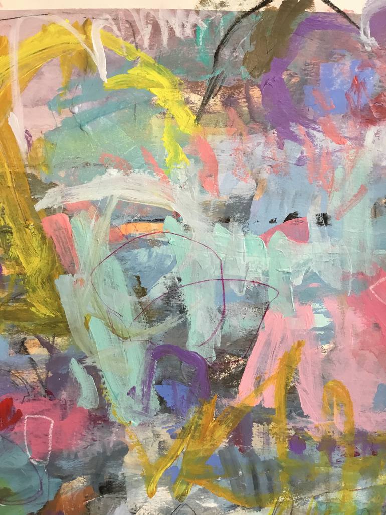 Original Abstract Expressionism Abstract Painting by Kat Crosby