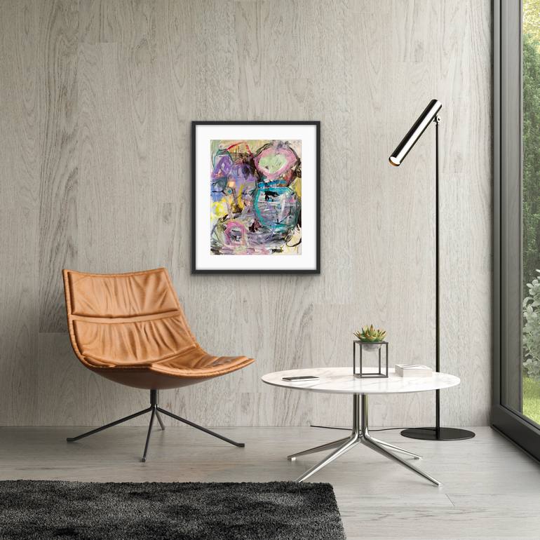 Original Abstract Expressionism Abstract Painting by Kat Crosby