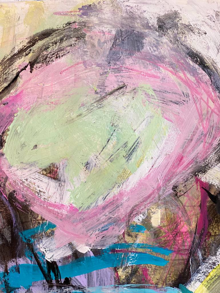 Original Abstract Expressionism Abstract Painting by Kat Crosby