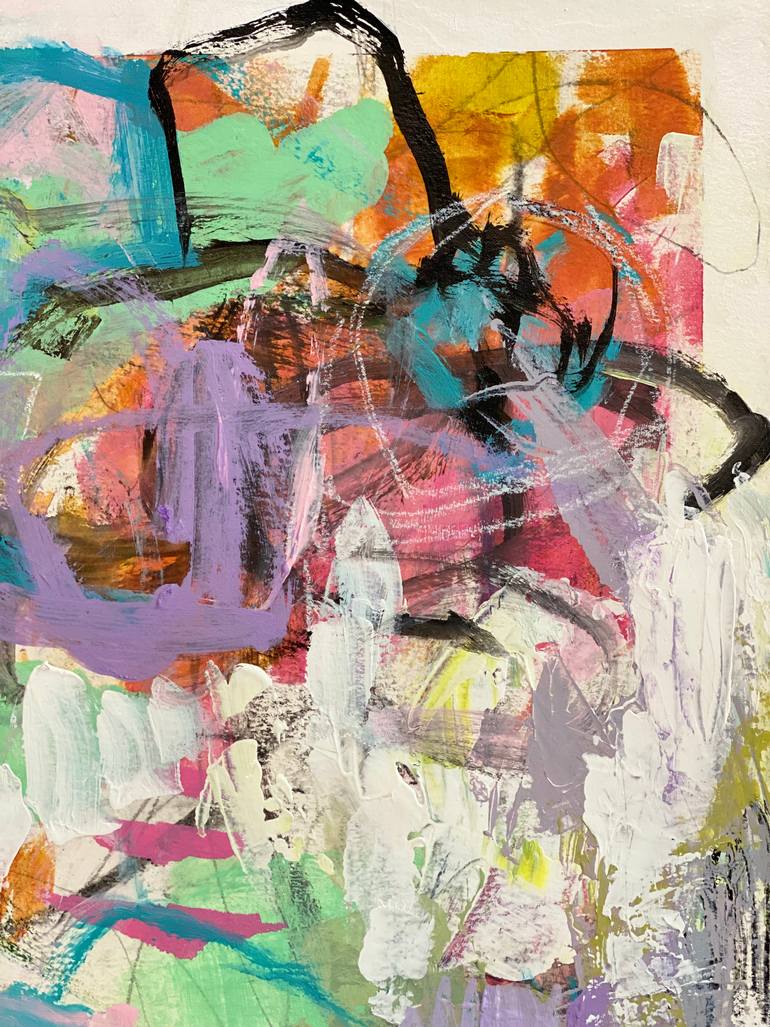 Original Abstract Expressionism Abstract Painting by Kat Crosby