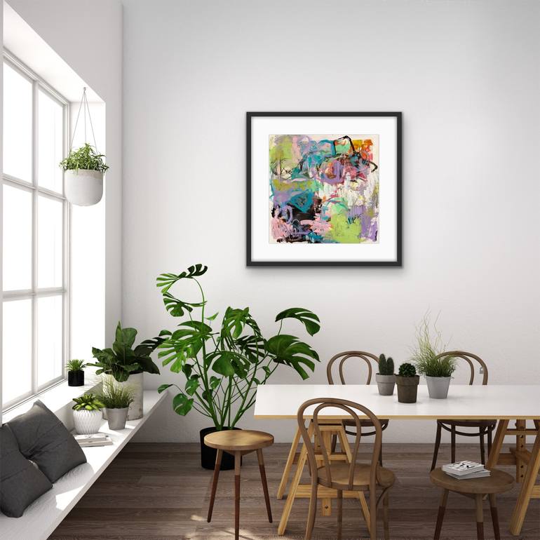 Original Abstract Expressionism Abstract Painting by Kat Crosby