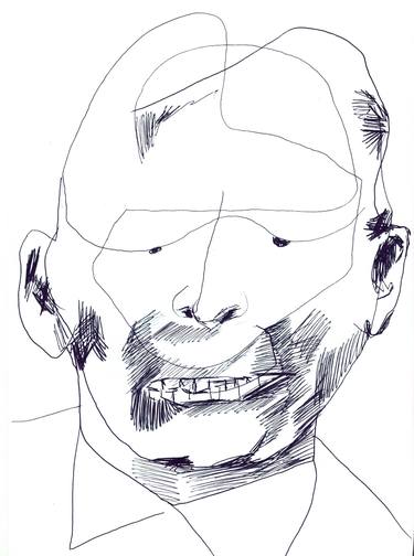 Print of Expressionism Men Drawings by Pedro Uribe Echeverria